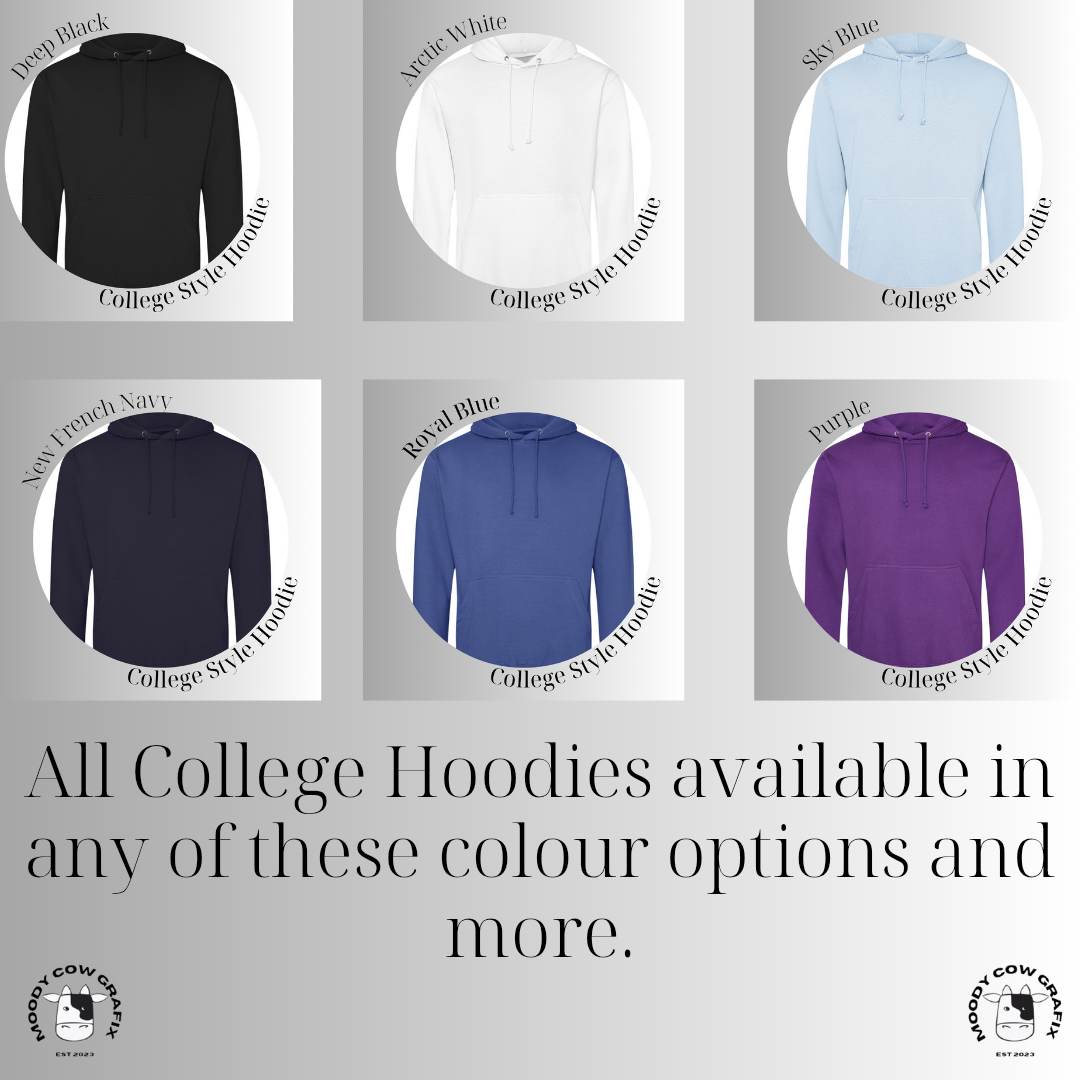 Custom Design Unisex College Hoodie - Keep on Movin' 2025