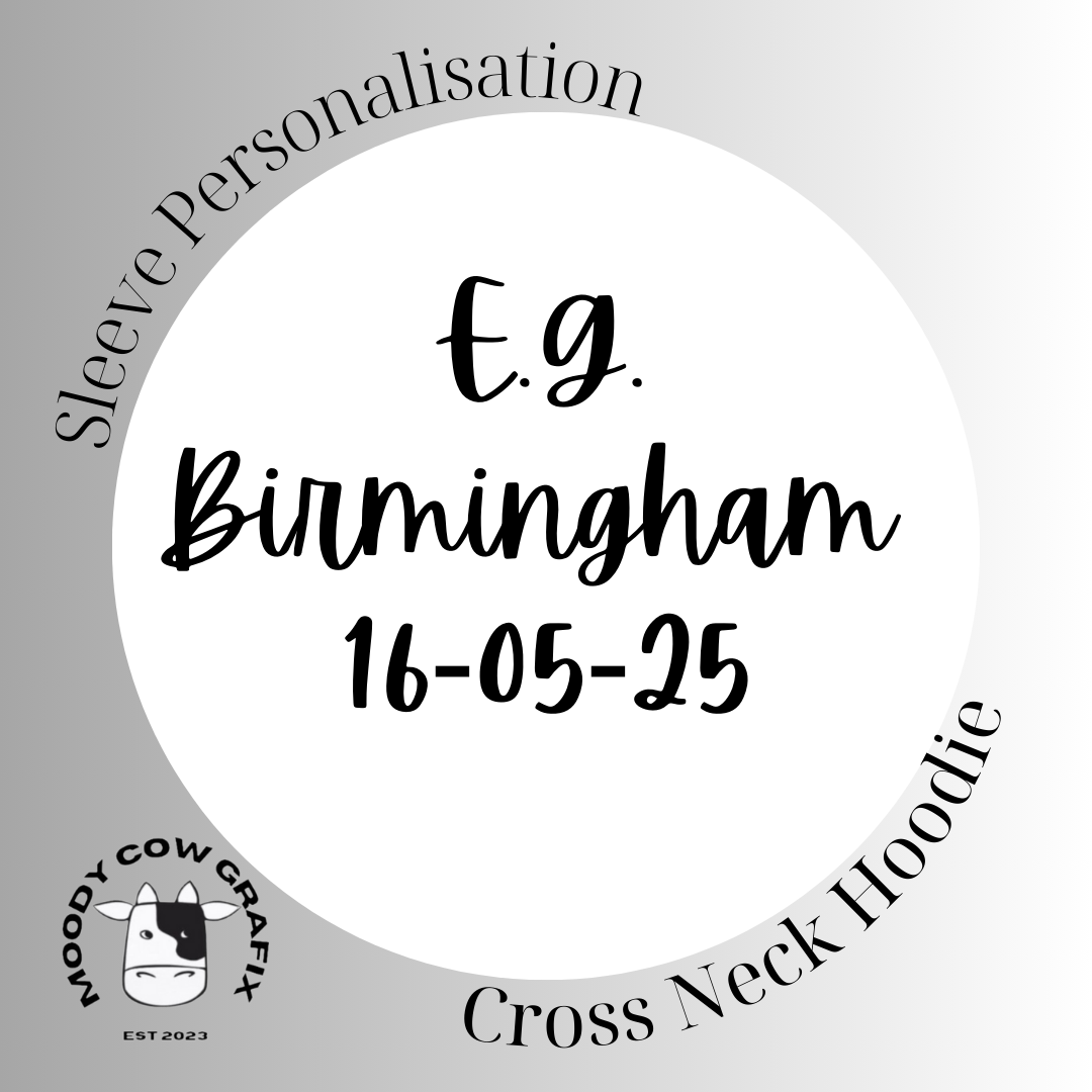 Custom Design - Cross Neck Hibernate Style Hoodie - Two for the Road 2026