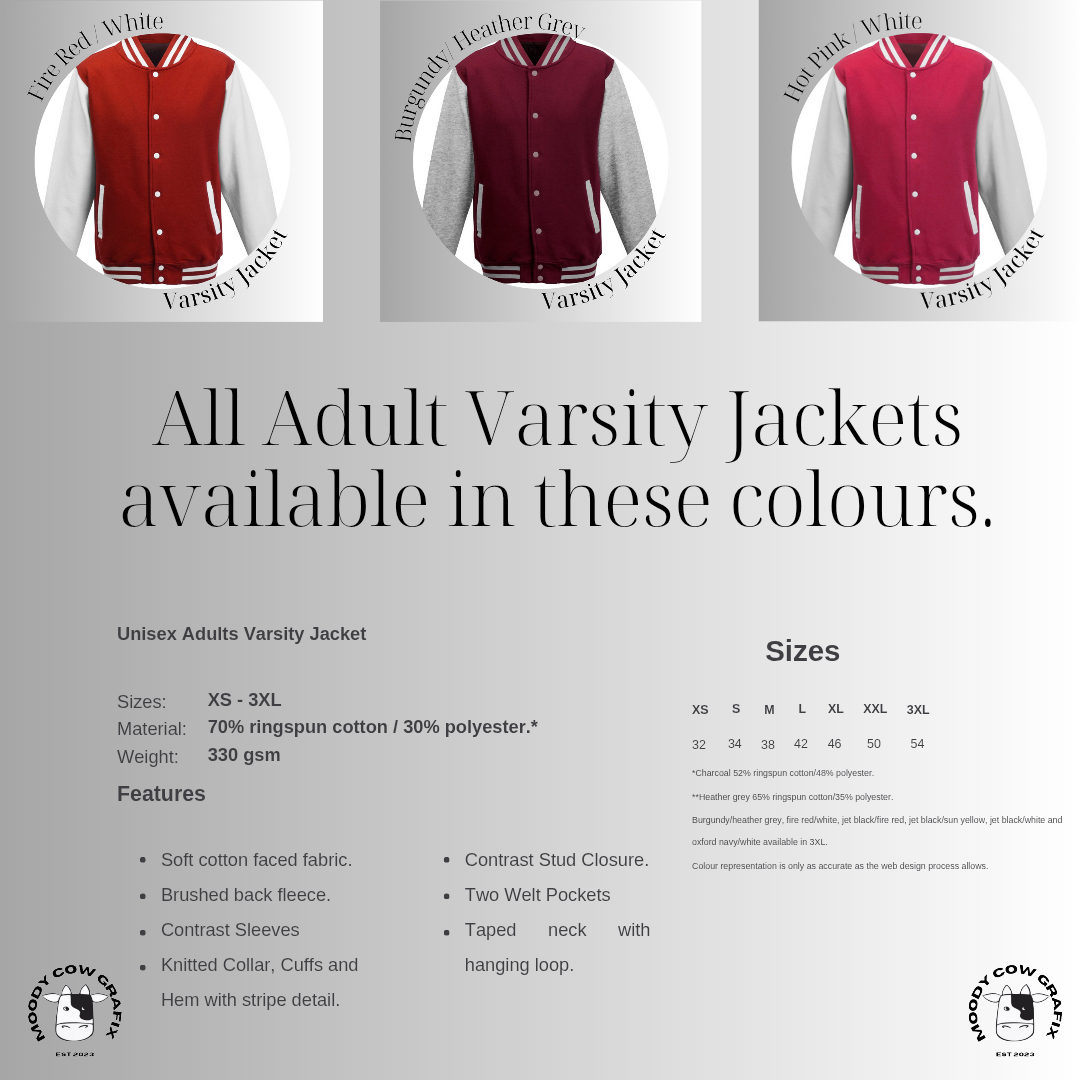 Custom Design Varsity Jacket - The Pisces Tour 2026