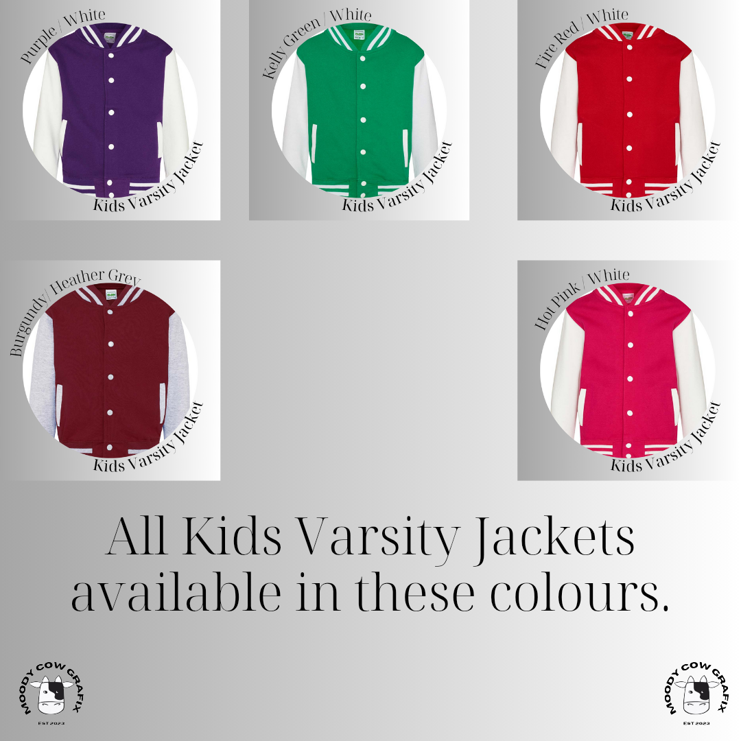 Custom Design Kids Varsity Jacket - The Ultimate Face Off 2025