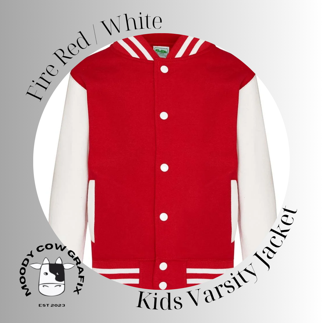 Custom Design Kids Varsity Jacket - The Ultimate Face Off 2025