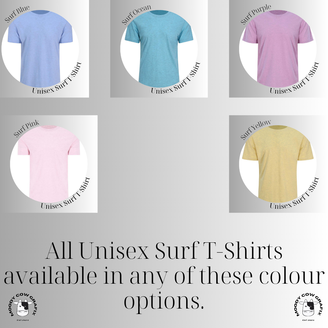 Custom Design Unisex Adults Surf T-Shirt - 15 years of Hits.