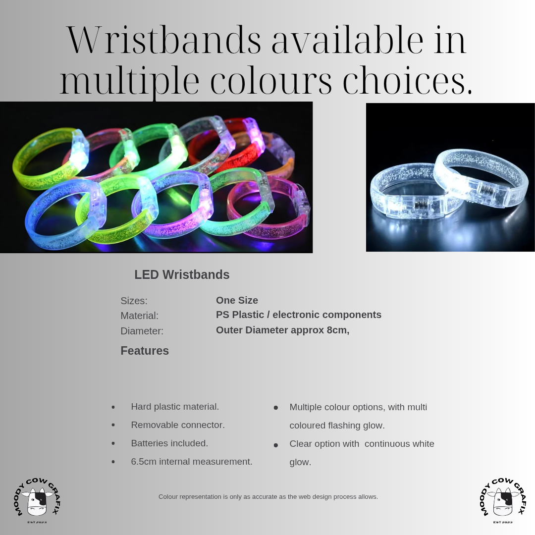 LED Wristbands - 15 years of Hits Live 2025