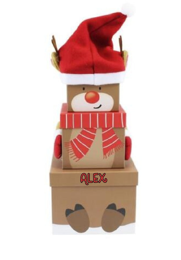 Personalised Christmas Stacker Boxes