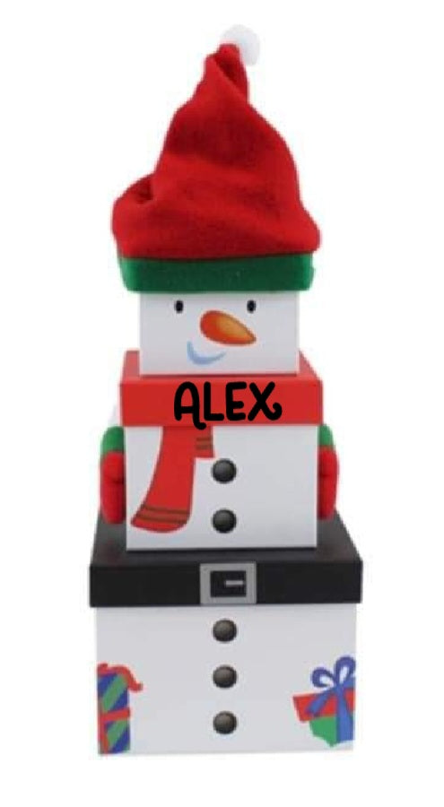 Personalised Christmas Stacker Boxes