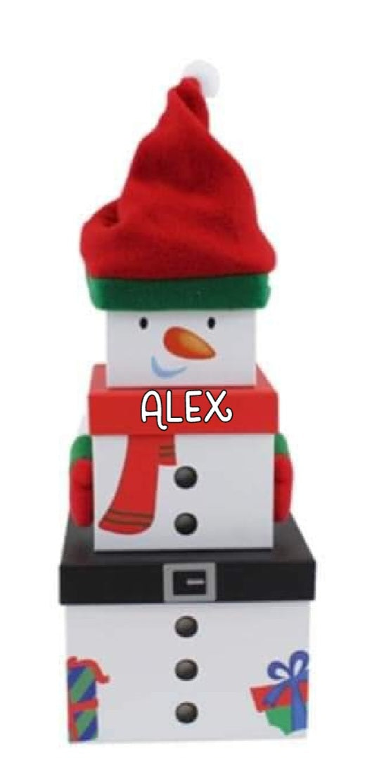 Personalised Christmas Stacker Boxes