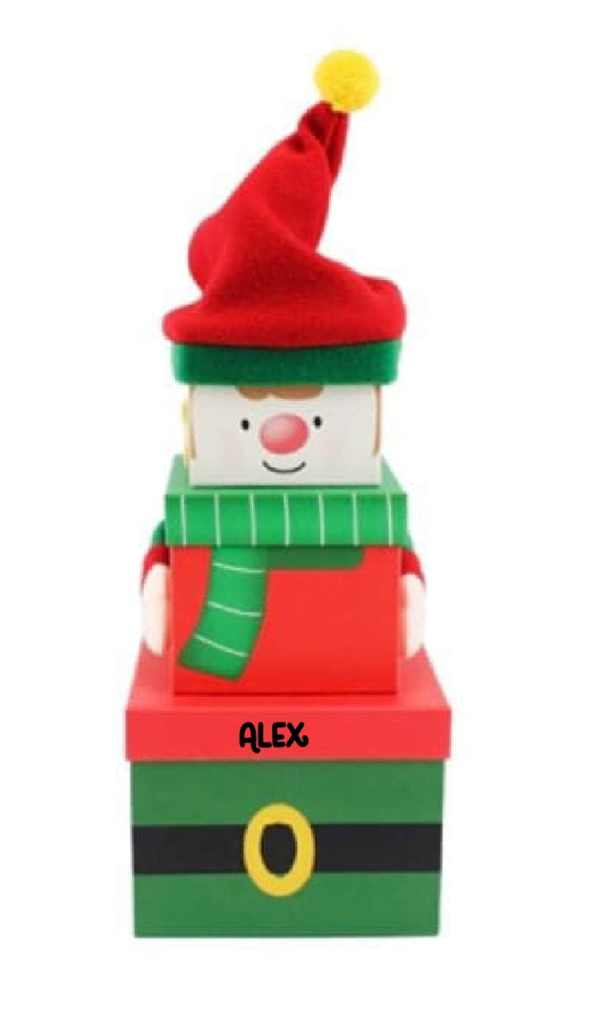 Personalised Christmas Stacker Boxes