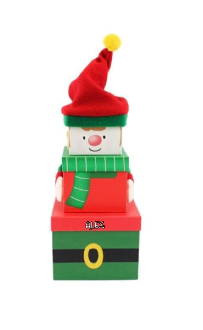 Personalised Christmas Stacker Boxes