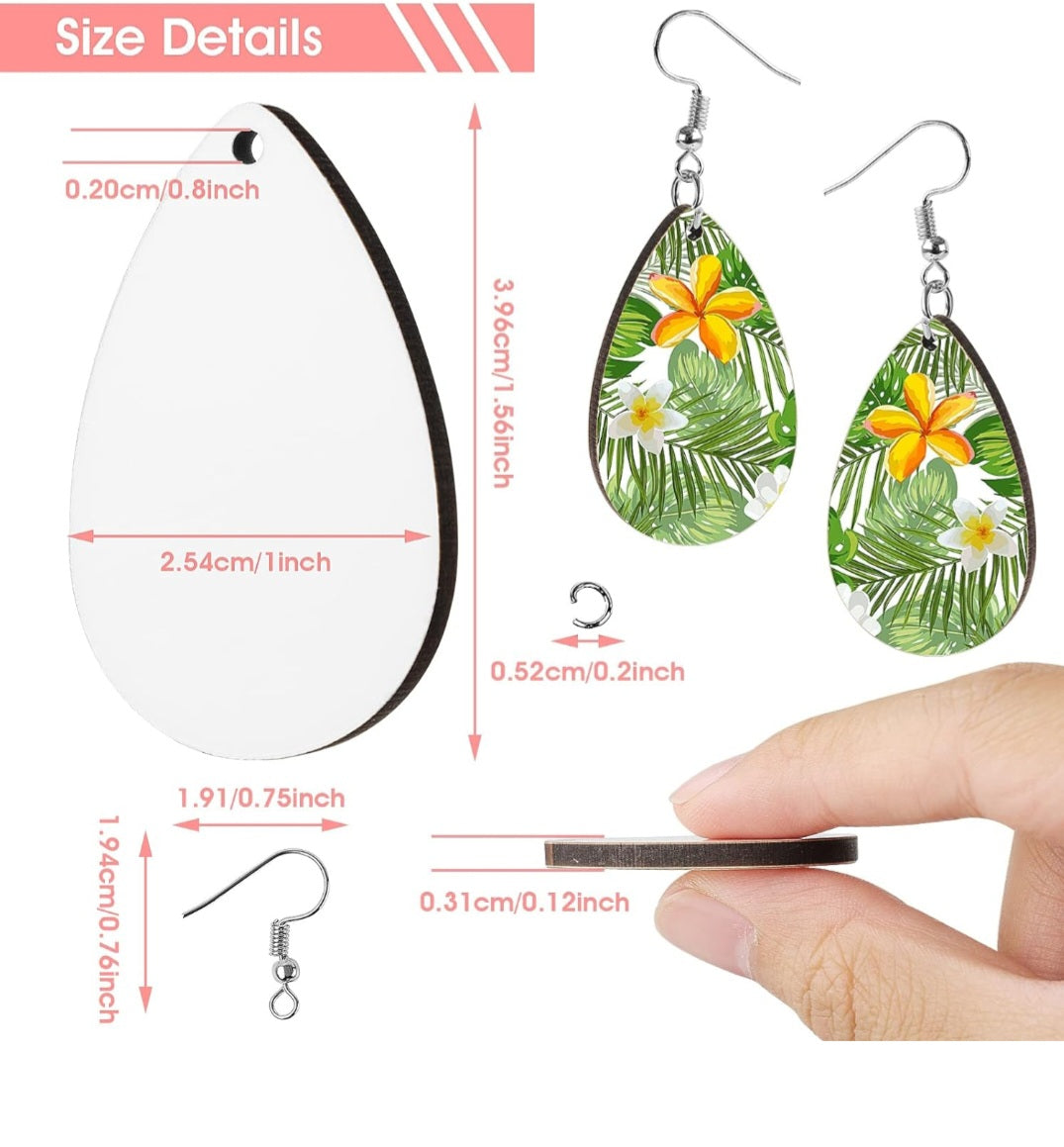 Personalised  / Custom Design Earrings