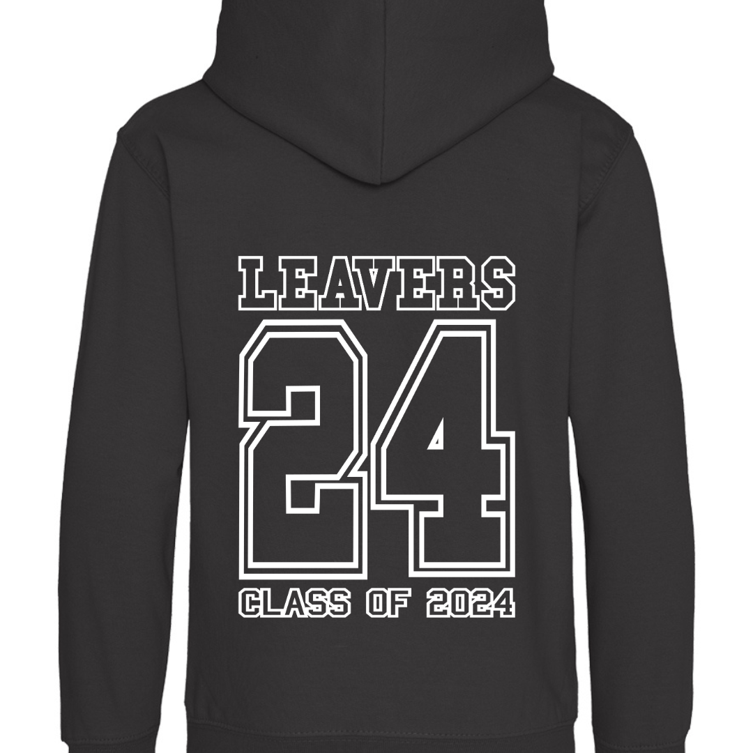 Heather grey leavers hoodie on sale