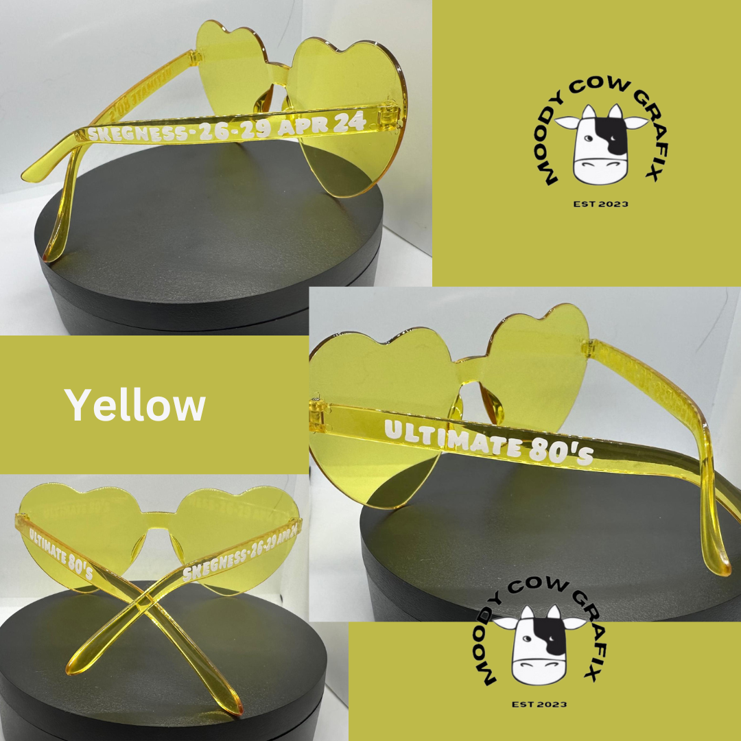 Personalised Heart Sunglasses