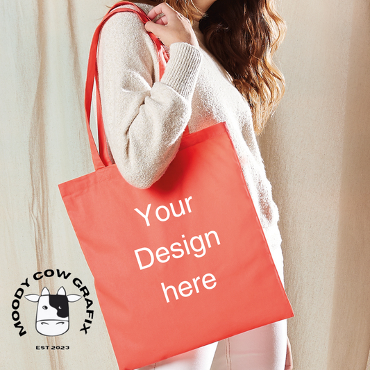 Personalised / Custom Design bag for life with long handles.