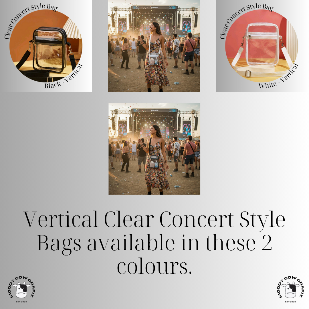 Concert Style Vertical Cross Body Bag - The Circus -Summer 2026