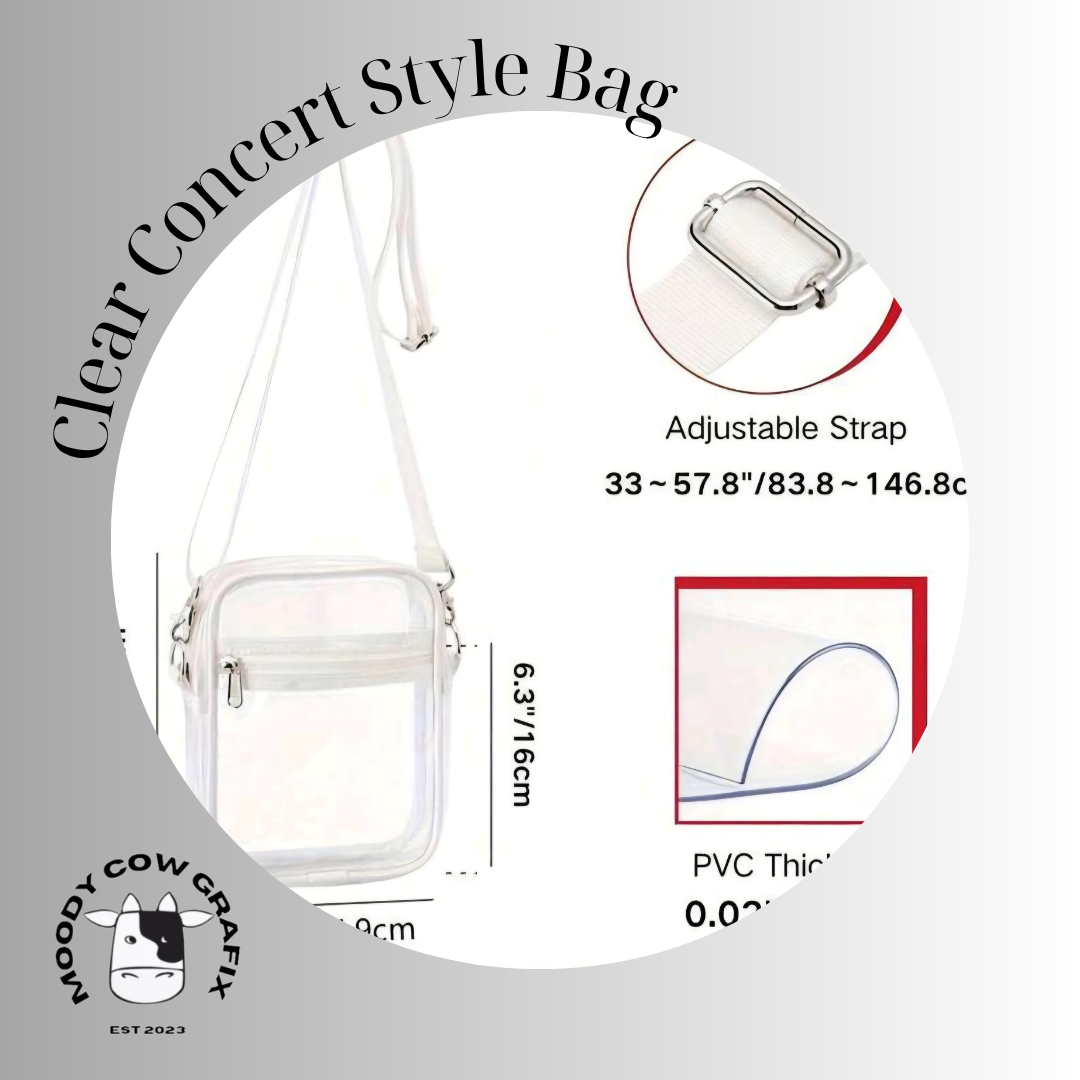 Concert Style Vertical Cross Body Bag - The Circus -Summer 2026