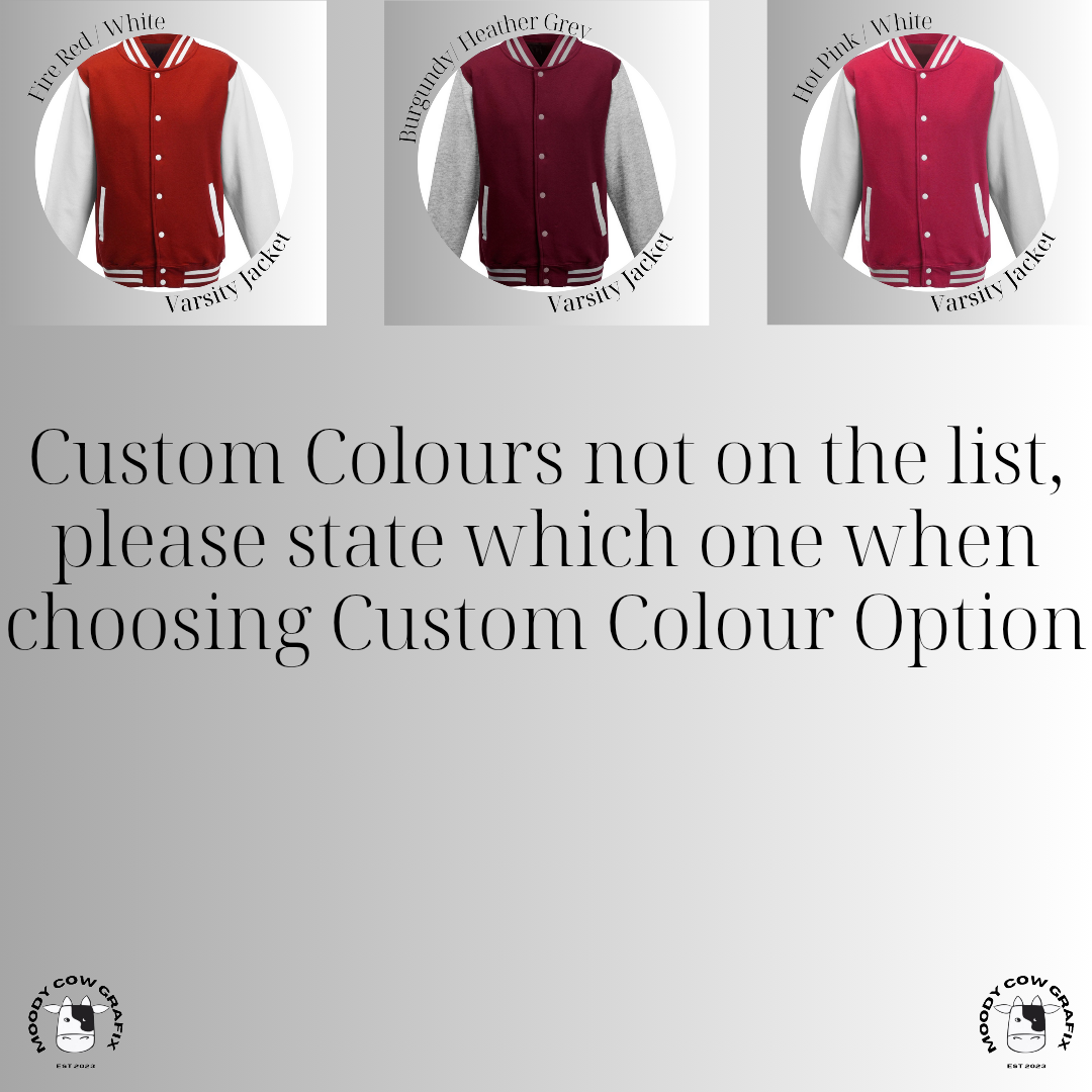 Custom Design Varsity Jacket - The Pisces Tour 2026