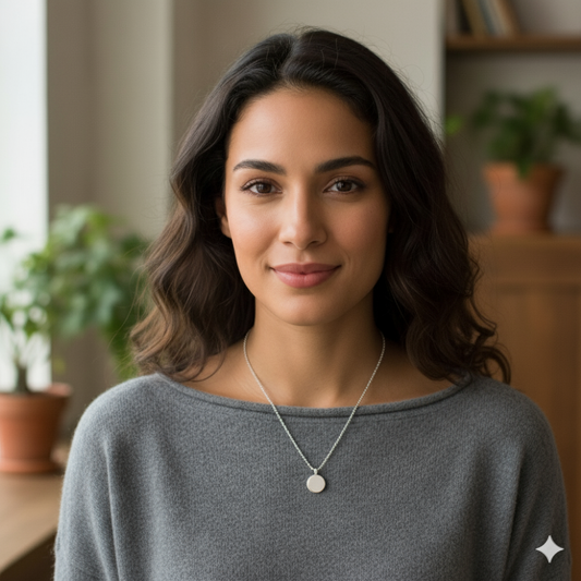 Artists Logo Silver Necklace Smaller Logo - The Circus - Summer 2026.