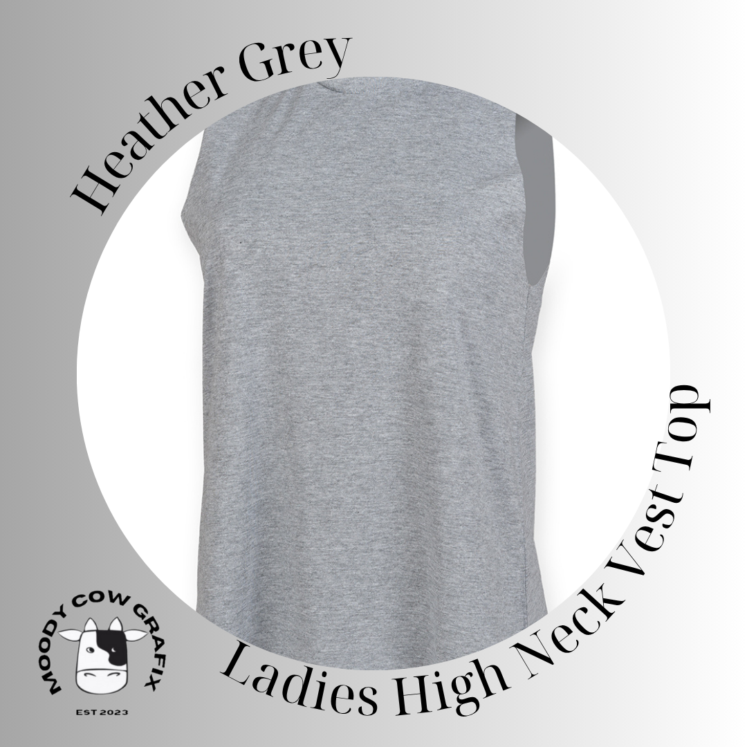 Custom Design Ladies High Neck Vest Top - Two for the Road 2026.
