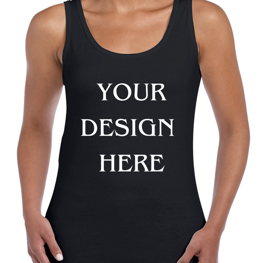 Personalised / Custom Design Ladies Vest / Tank Top