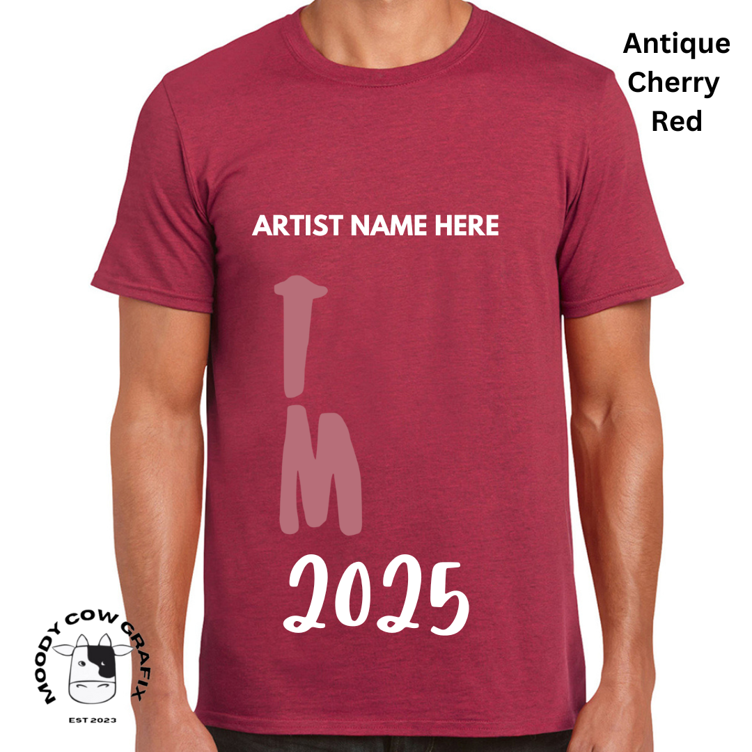 Custom Design -Unisex T-Shirt (Reds, Pinks, Yellow and Purple Colours) - TM Design