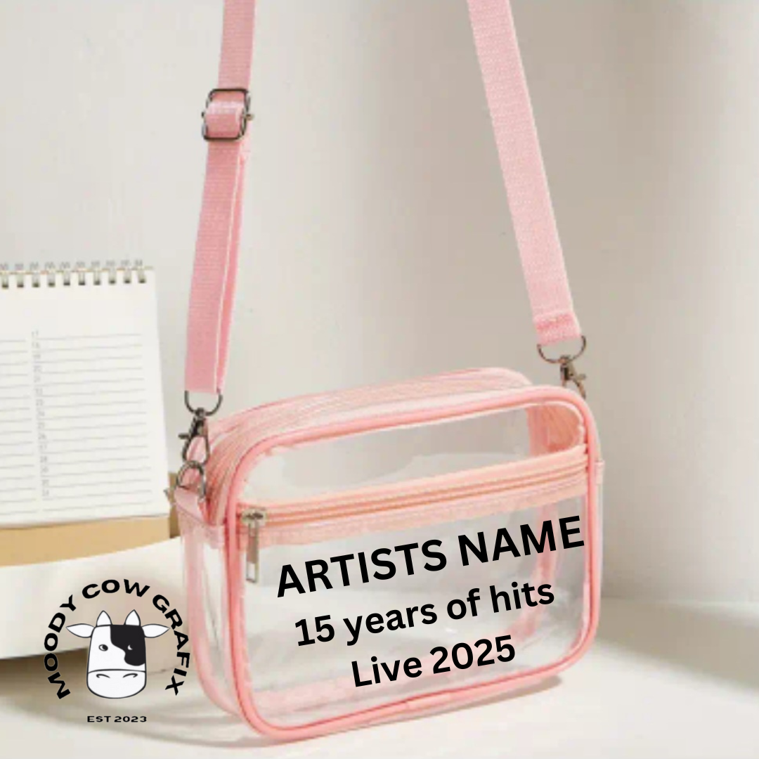 Concert Style Cross Body Bag - 15 Years of Hits Live 2025