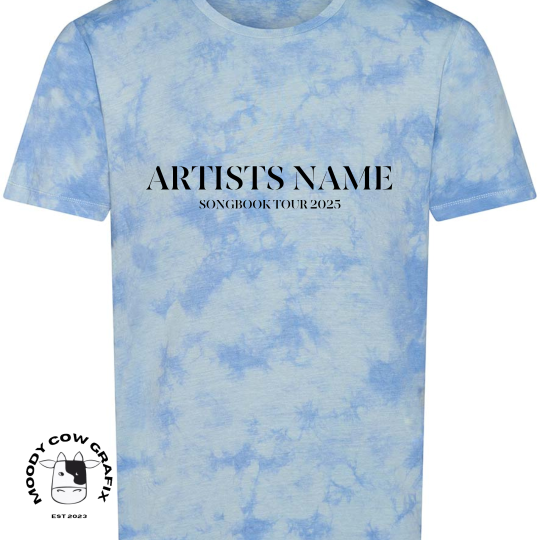 Custom Design Songbook 2025 Tie Dye T-Shirt