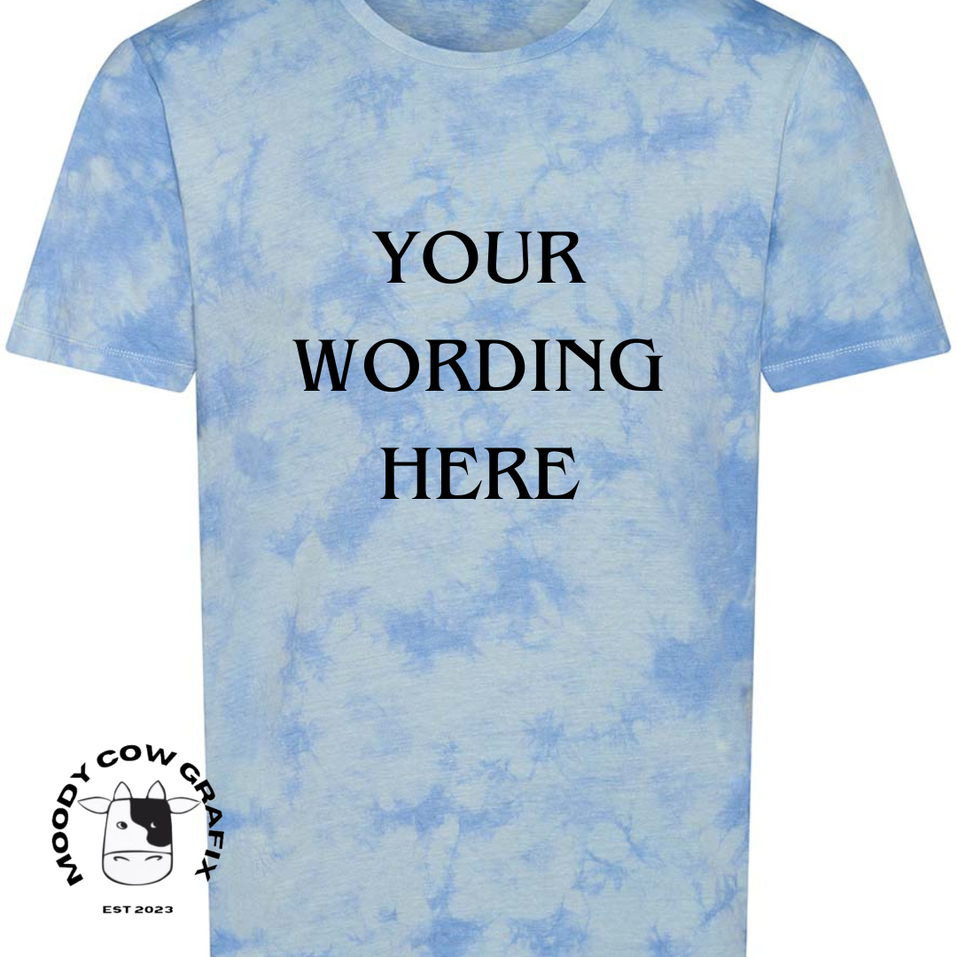 Custom Design Songbook 2025 Tie Dye T-Shirt - Slogan Design