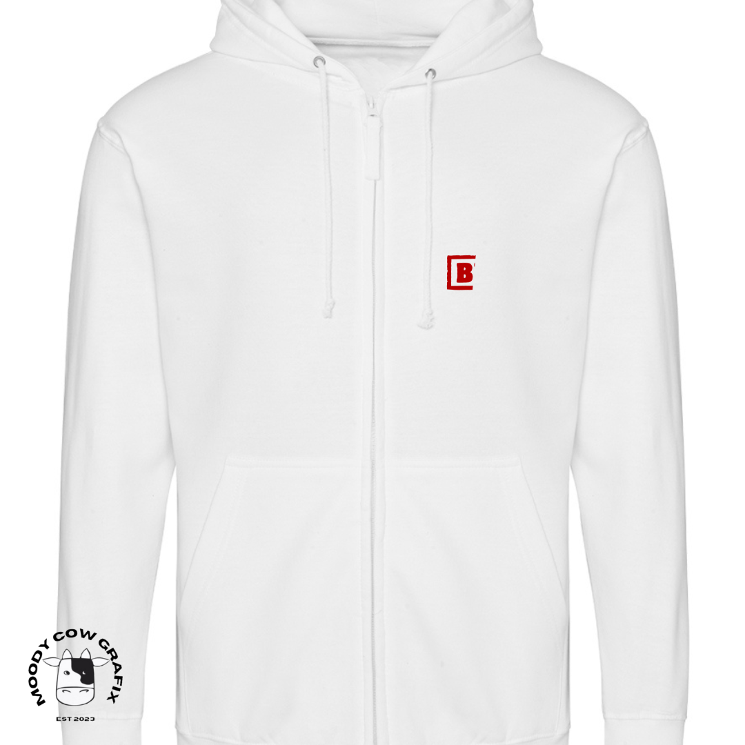 Custom design Zip up Hoodie - The ultimate face off.