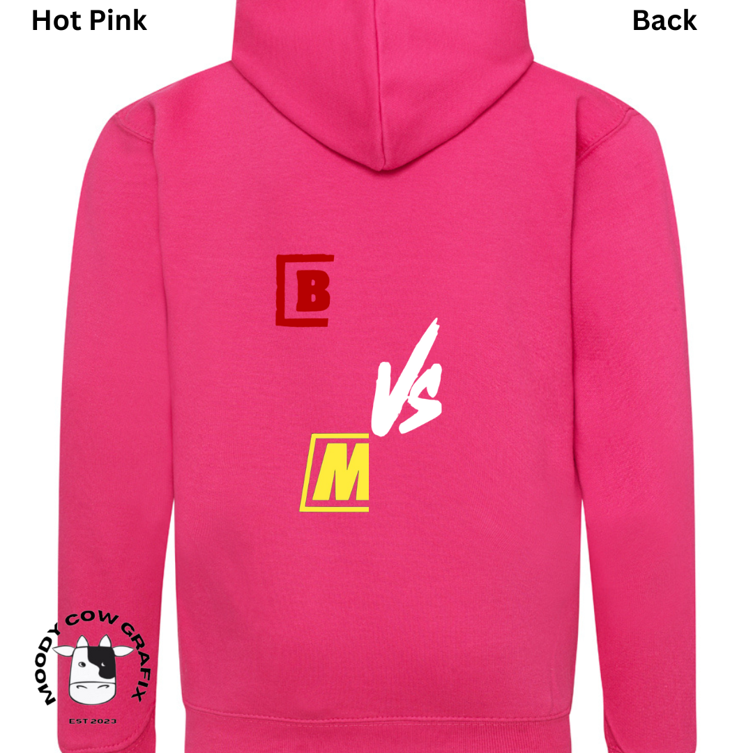 Custom Design Varsity Hoodie - The Ultimate Face Off- *Childrens*