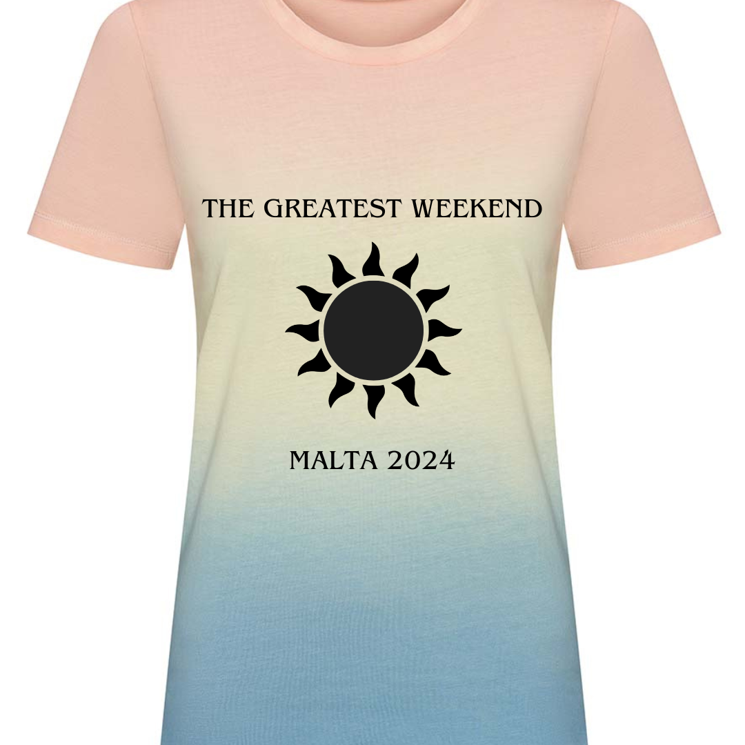 Custom Design Malta 2024 - Tie Dye T-Shirt