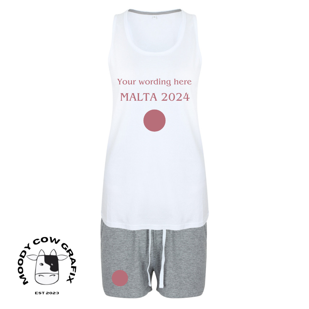 Short PJ'S in a bag - Malta 2024