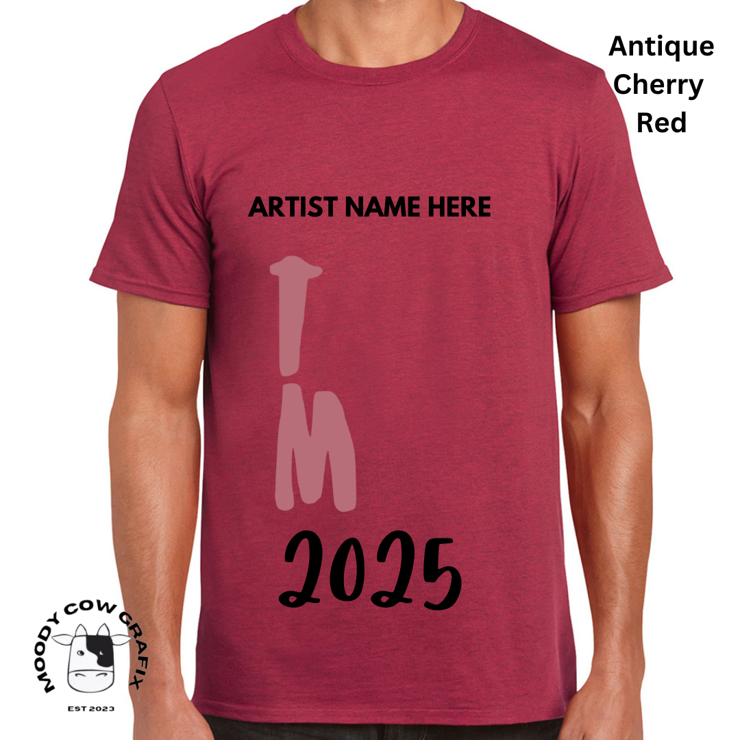 Custom Design -Unisex T-Shirt (Reds, Pinks, Yellow and Purple Colours) - TM Design