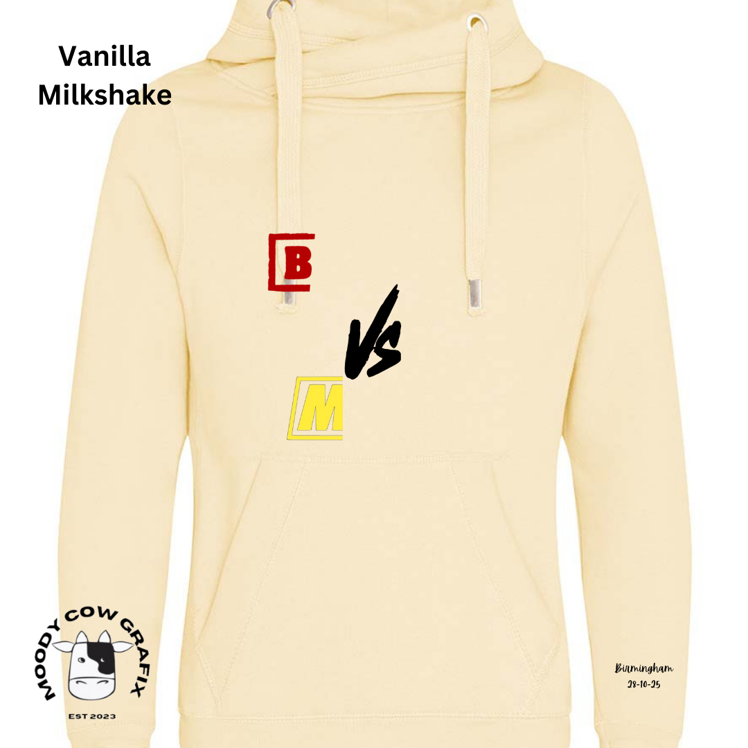 Custom Design - Cross Neck Hibernate Style Hoodie - The Ultimate Face Off