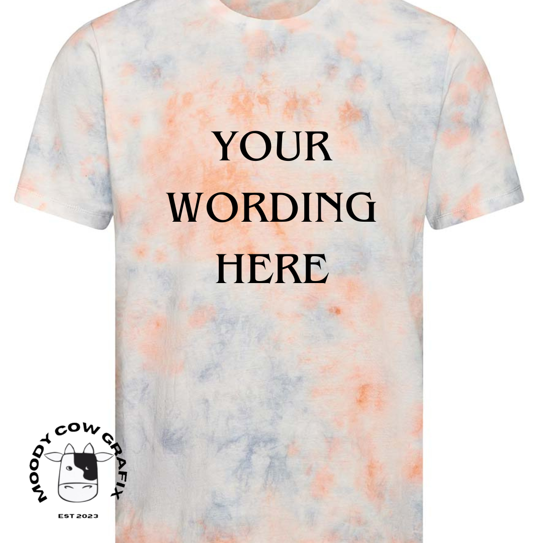 Custom Design Songbook 2025 Tie Dye T-Shirt - Slogan Design