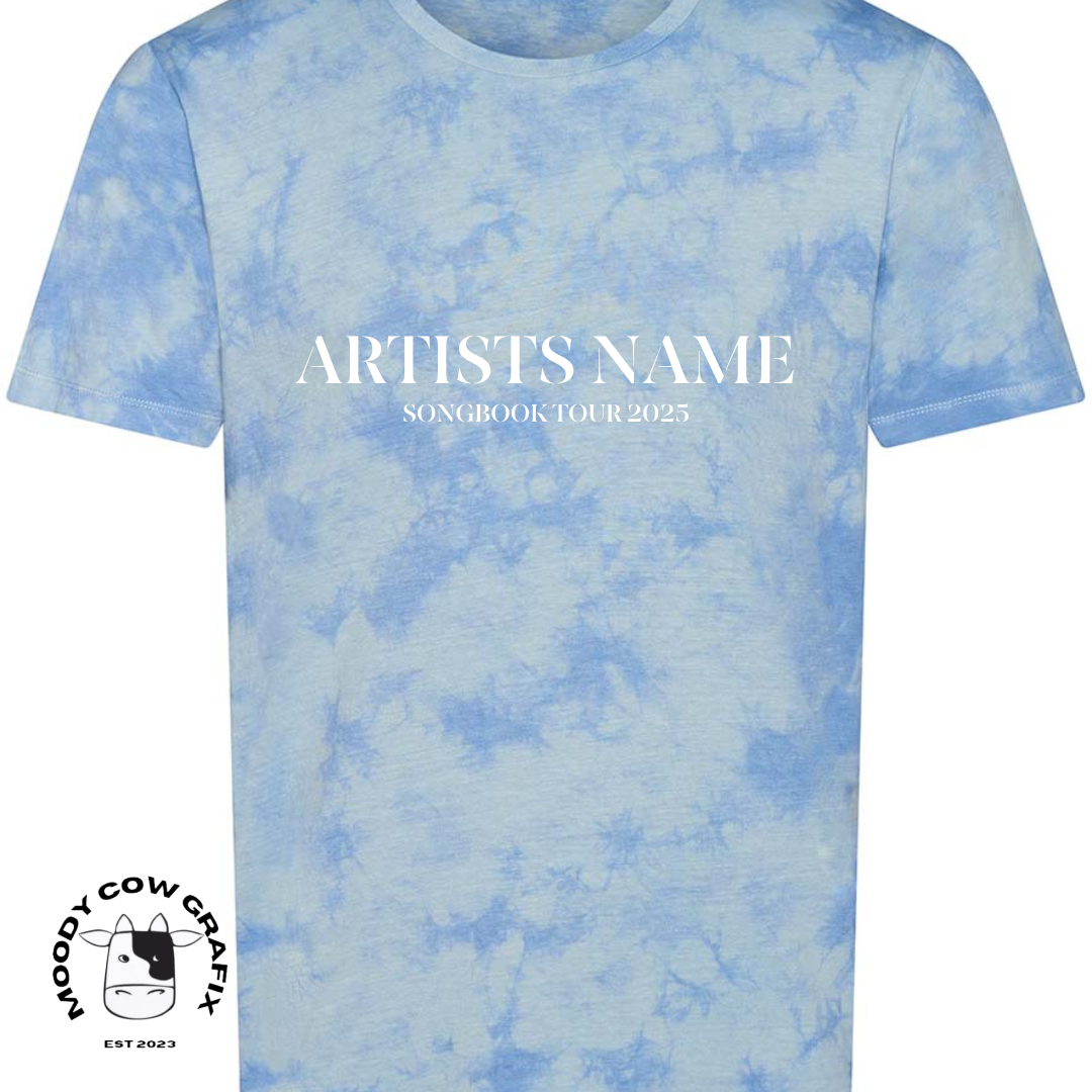 Custom Design Songbook 2025 Tie Dye T-Shirt