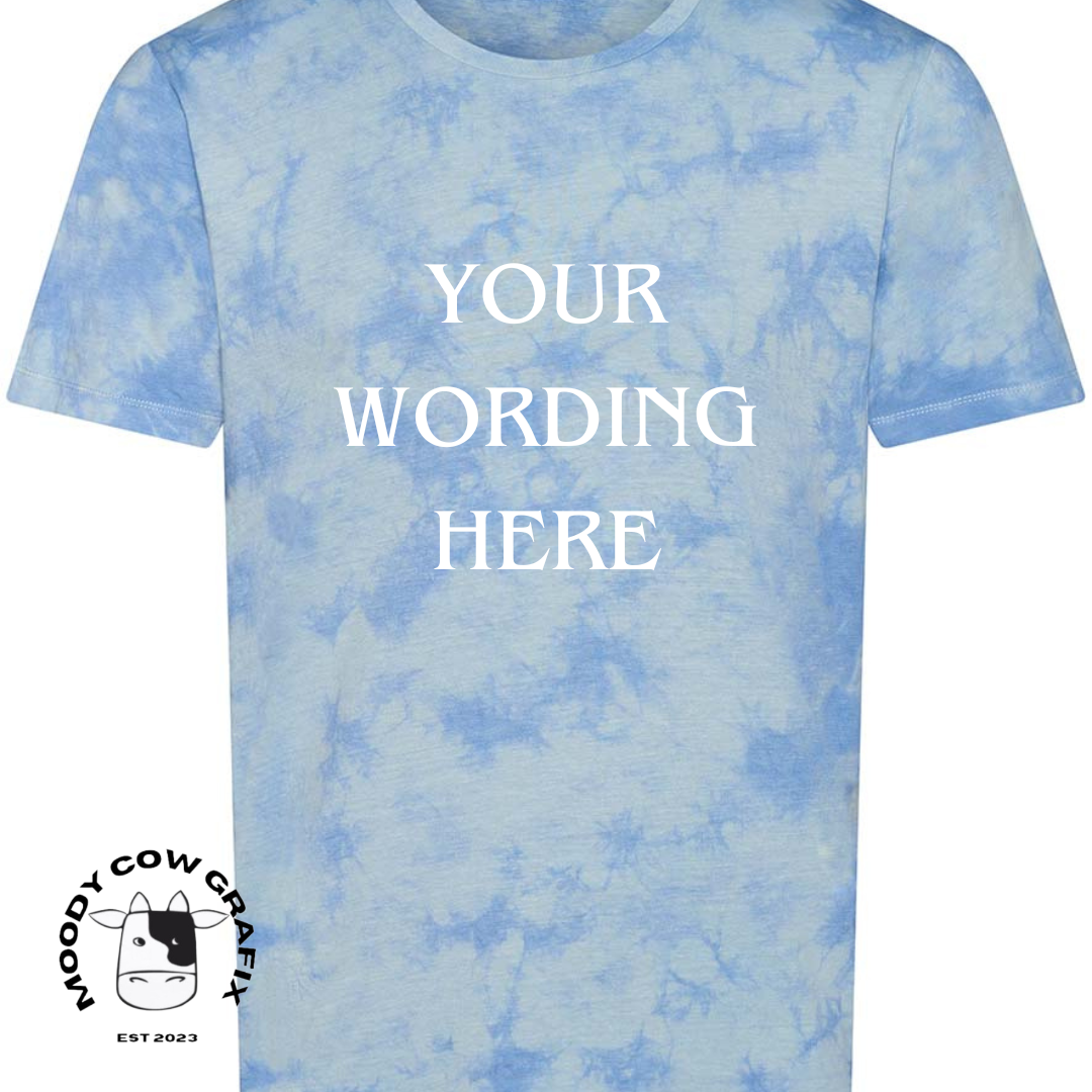 Custom Design Songbook 2025 Tie Dye T-Shirt - Slogan Design