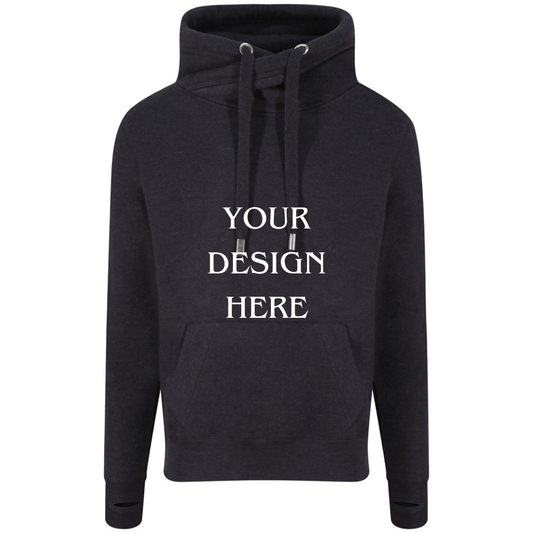 Personalised / Custom Design Cross Neck Hibernate Style Hoodie