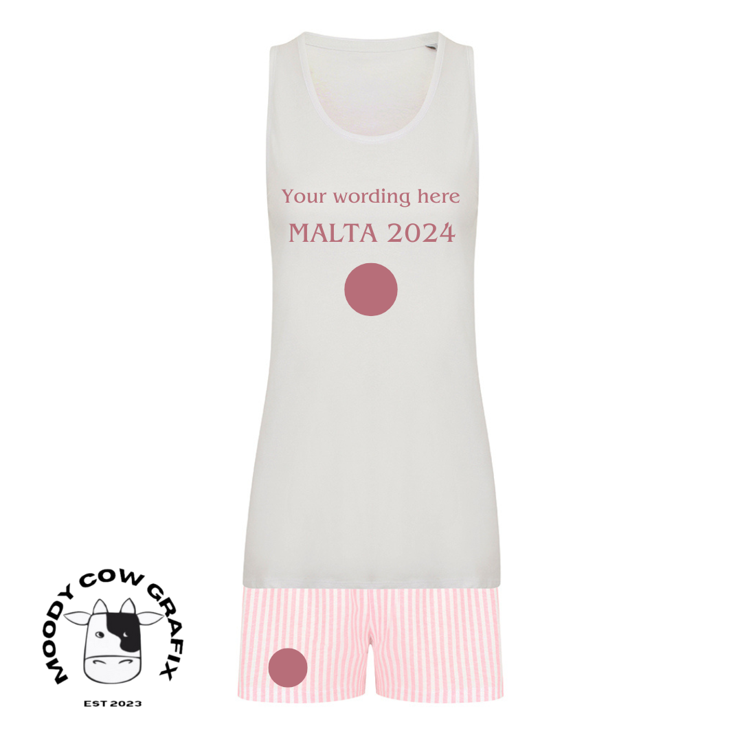 Short PJ'S in a bag - Malta 2024