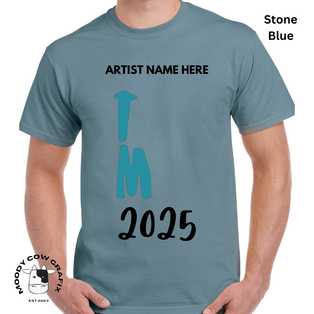 Custom Design -Unisex T-Shirt (Blue Colours) - TM Design Style