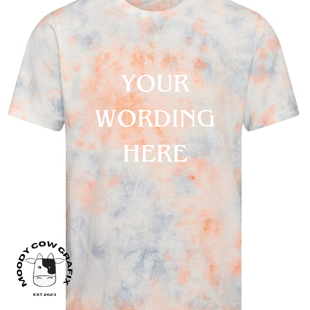 Custom Design Songbook 2025 Tie Dye T-Shirt - Slogan Design