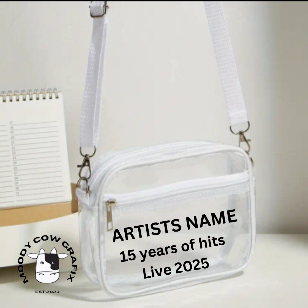 Concert Style Cross Body Bag - 15 Years of Hits Live 2025