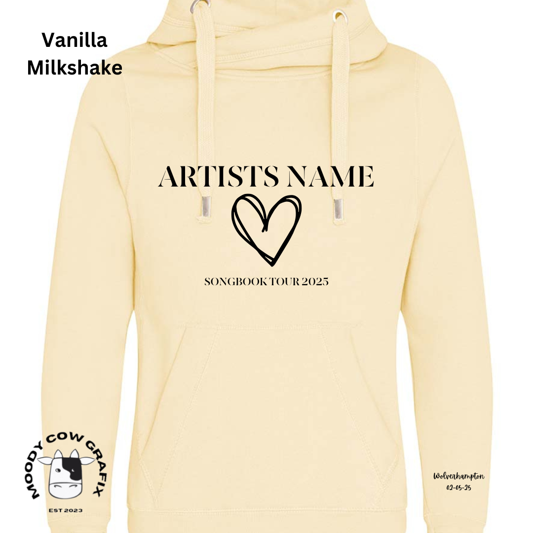 Custom Design - Cross Neck Hibernate Style Hoodie - Songbook Collection 2025