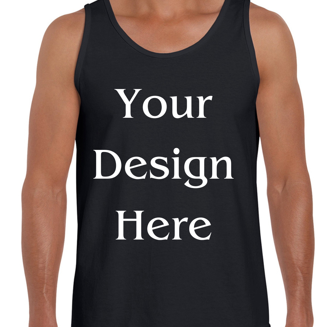 Personalised / Custom Design Mens Vest Top