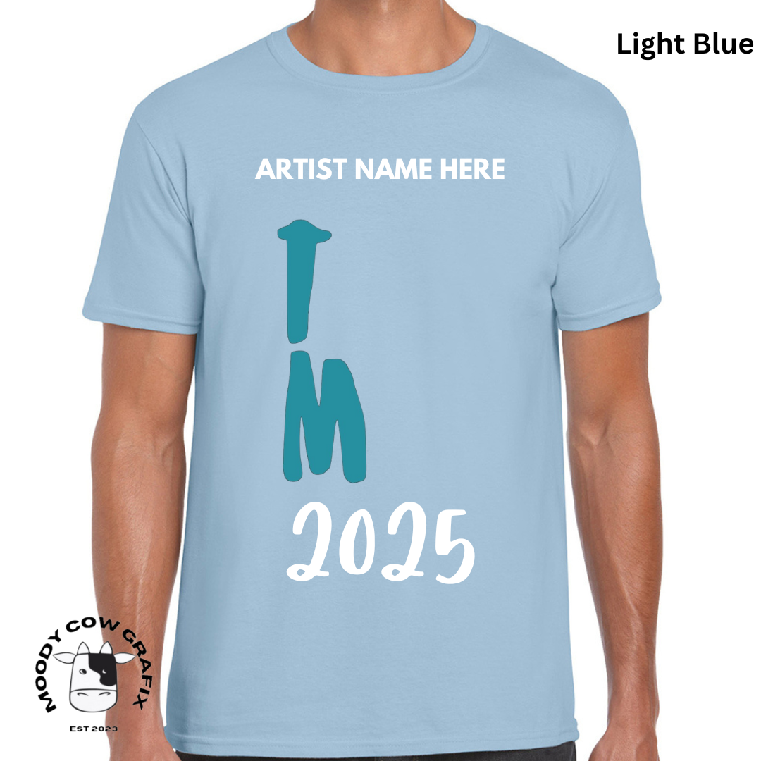 Custom Design -Unisex T-Shirt (Blue Colours) - TM Design Style