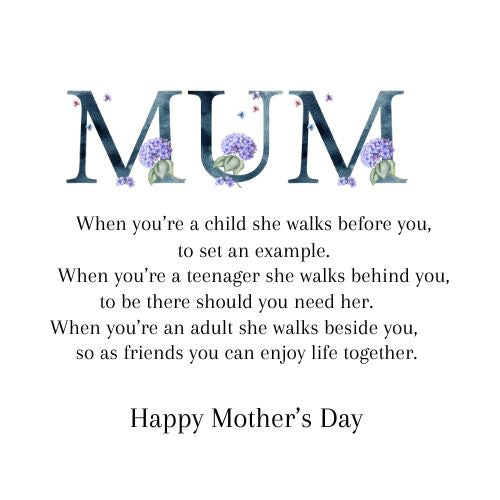 Mothers Day - Mum - Happy Mother's Day -  Mug, Coaster set