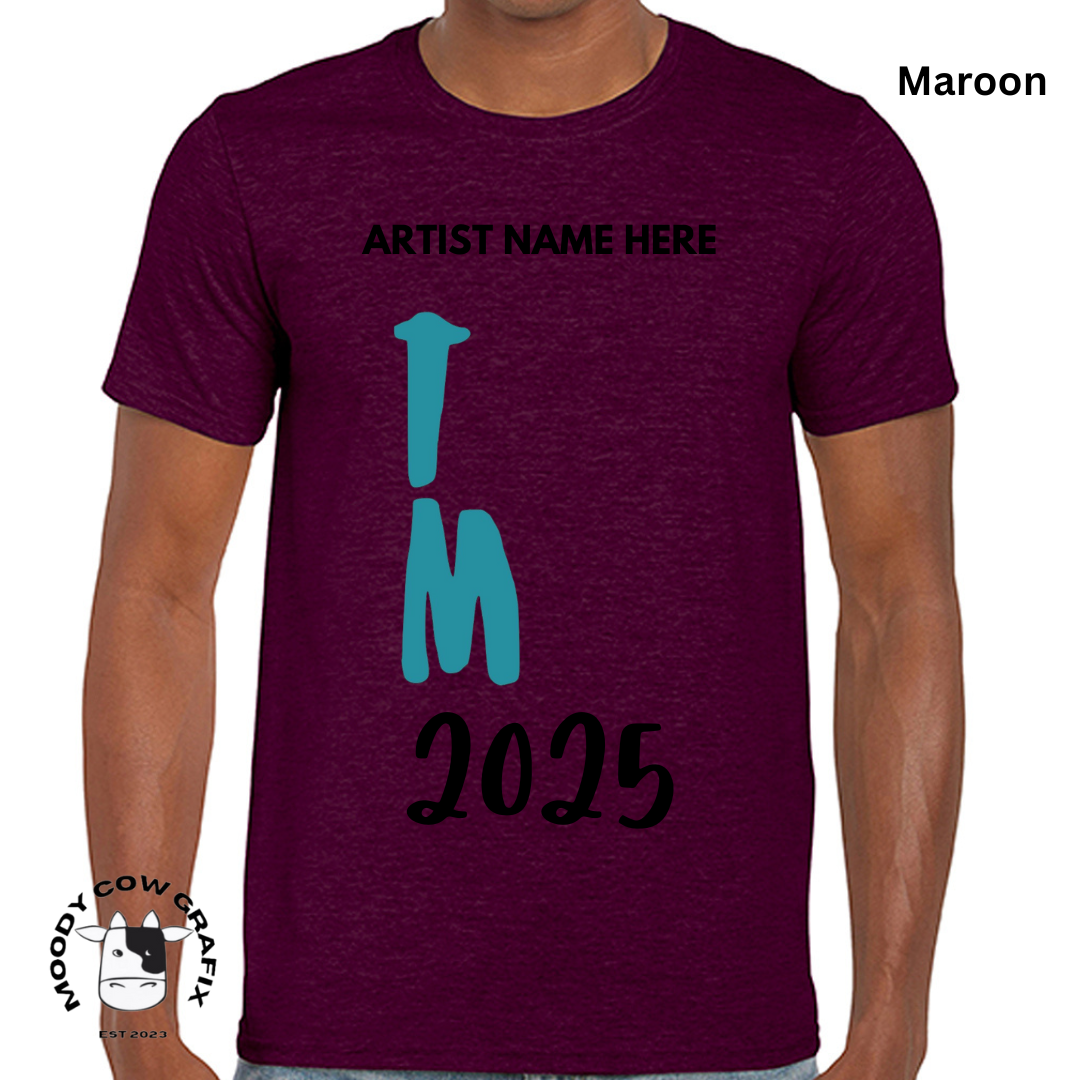 Custom Design -Unisex T-Shirt (Reds, Pinks, Yellow and Purple Colours) - TM Design