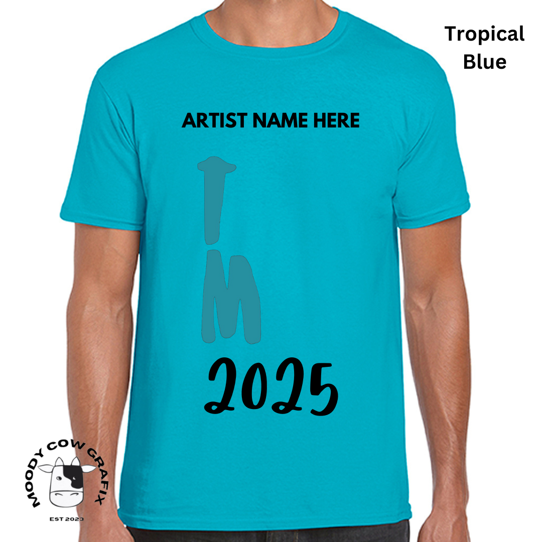 Custom Design -Unisex T-Shirt (Blue Colours) - TM Design Style