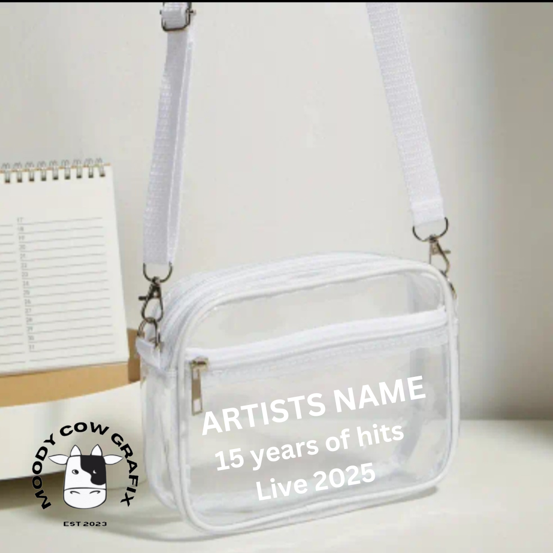 Concert Style Cross Body Bag - 15 Years of Hits Live 2025