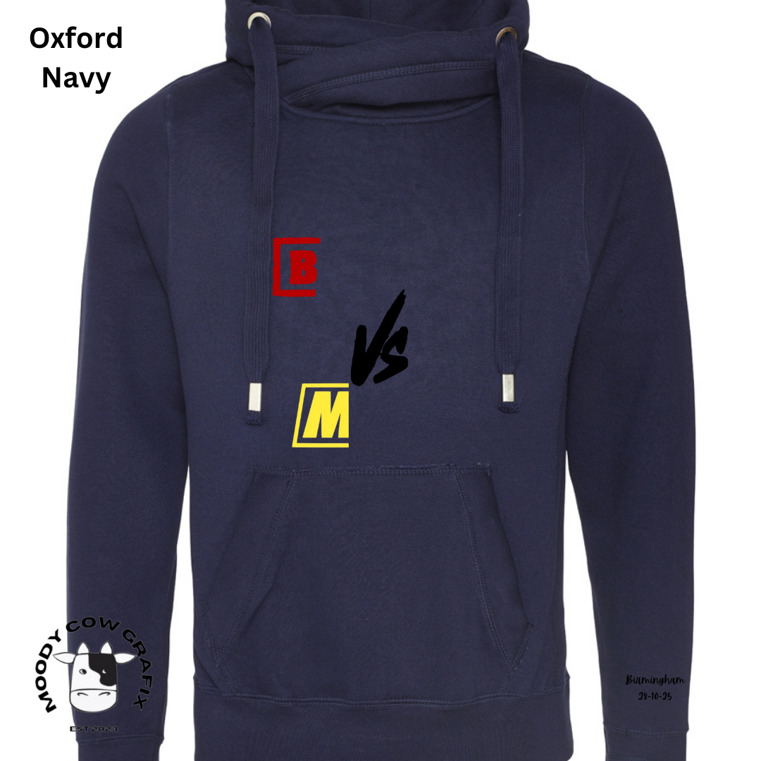 Custom Design - Cross Neck Hibernate Style Hoodie - The Ultimate Face Off