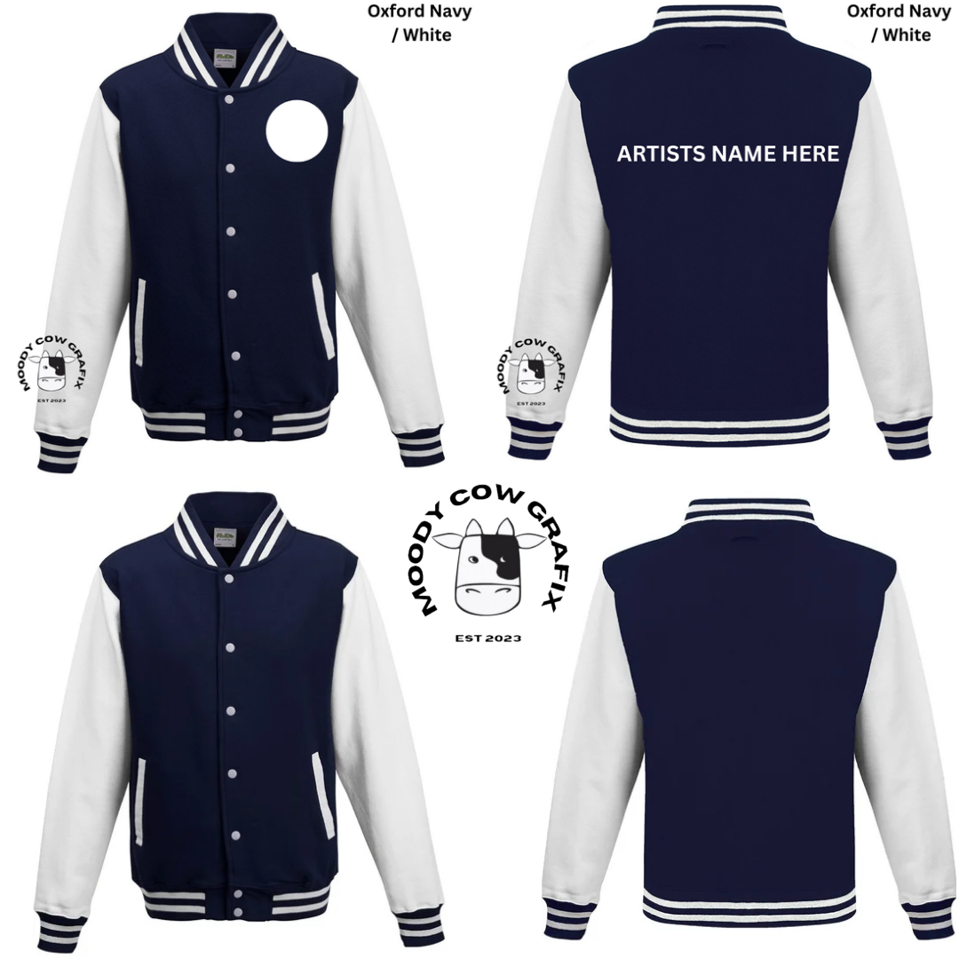 Custom Design Varsity Jacket - 15 years of hits Live 2025 - *Childrens*