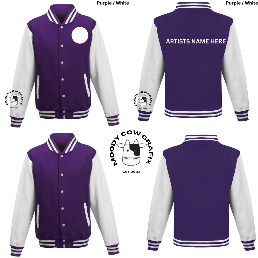 Custom Design Varsity Jacket - 15 years of hits Live 2025 - All Other Colours